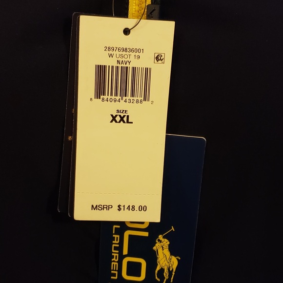 SOLD Polo Navy Track and Tennis Jacket - Picture 4 of 6